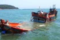 Đắm tàu cá ở Quảng Ninh, 6 ngư dân thoát nạn