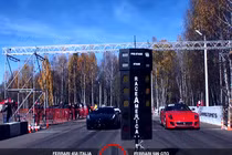 Màn đua xe đỉnh cao giữa Ferrari và Mercedes 