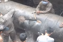 Đường ống dẫn nước Sông Đà lại gặp sự cố