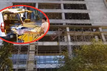 Cận cảnh dự án Công ty Sao Mai rơi thanh sắt làm chết người