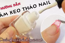 Tự chế keo tháo nail lột viền móng cực đơn giản