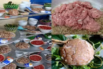 Đặc sản thịt, xương lợn, nem sống ở Thái Bình