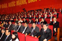 Đại biểu đánh giá cao báo cáo của Ban chấp hành TW Đảng khóa XI