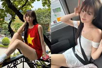Nhan sắc mẫu Hàn từng gây chú ý ở phố cổ Hà Nội