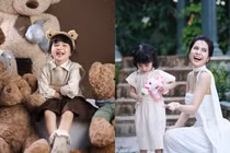 Thiên An hé lộ bộ ảnh sinh nhật 4 tuổi của bé Sol