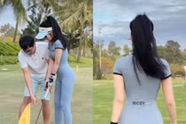Đi đánh golf, hot girl nổi đình đám với vóc dáng cực phẩm