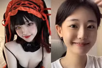 Nữ coser 1,4 triệu fan lộ ảnh mặt mộc khó tin