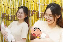 Đặng Thu Hà Schannel khoe ảnh con đầu lòng, netizen ngỡ ngàng