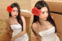 Con gái út Quyền Linh phổng phao, gợi cảm trong loạt ảnh tuổi mới