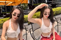 Hot girl Ngọc Thảo khoe loạt ảnh phơi nắng với giao diện “girl phố”
