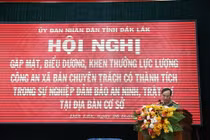 Khen thưởng hàng nghìn công an xã bán chuyên trách ở Đắk Lắk 