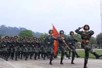 Bộ đội tinh nhuệ Sư đoàn 316 luyện tập diễu binh