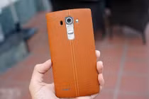 Tận mục điện thoại LG G4 nắp lưng da ở Việt Nam