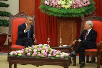 Tổng bí thư Nguyễn Phú Trọng hội kiến Tổng thống Mỹ Obama