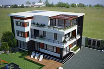 Mê mẩn 10 mẫu biệt thự mái bằng đẹp hiện đại
