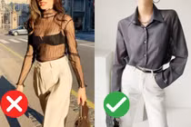 Đẹp đến mấy cũng xin chị em đừng mặc kiểu áo này đi làm! 