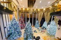 Giữa tin đồn ly hôn, Đàm Vĩnh Hưng trang trí biệt thự 60 tỷ đón Noel