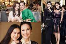 3 cặp mẹ con nổi tiếng giàu có, xinh đẹp hơn cả hoa hậu