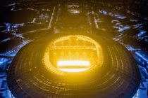 Toàn cảnh sân vận động diễn ra trận khai mạc World Cup 2018