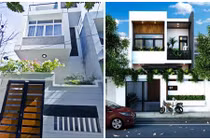 10 mẫu nhà phố 50m2 hiện đại, mới lạ