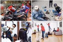Ngày giáp Tết: Rửa xe, cắt tóc, dọn nhà… giá cắt cổ