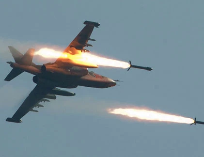 Khiếp hồn uy lực tấn công của cường kích Su-25 Nga