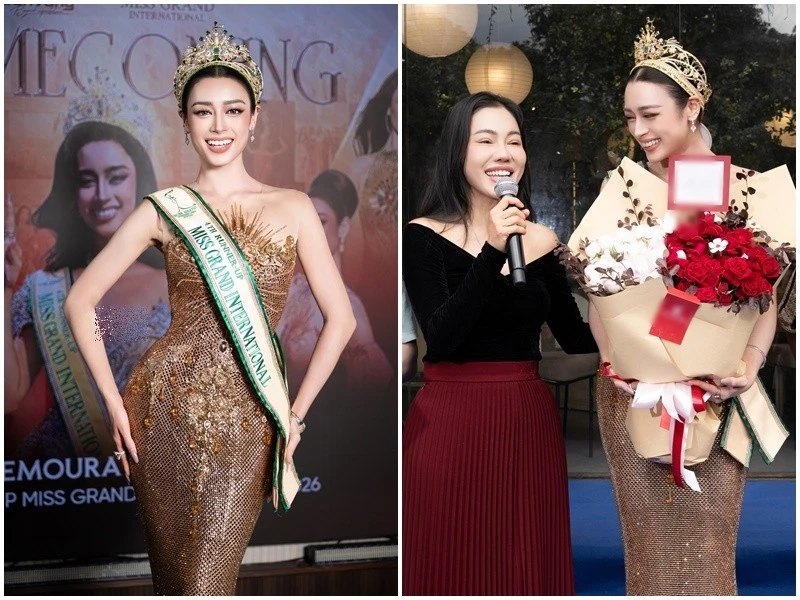 [GALLERY] Emoura Phạm rạng rỡ ngày trở về nước sau cuộc thi quốc tế