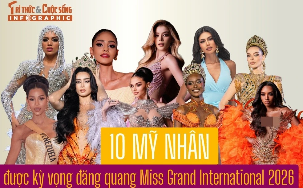 [INFOGRAPHIC] 10 mỹ nhân được kỳ vọng đăng quang Miss Grand International