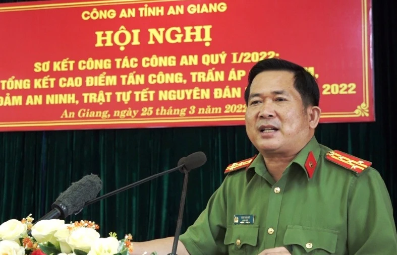 Chỉ đạo quyết liệt của đại tá Đinh Văn Nơi khi tiếp tục điều hành Công an An Giang