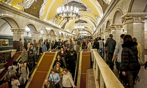 Kỳ vĩ hệ thống tàu điện ngầm Metro Moscow
