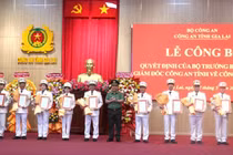 Bổ nhiệm Thủ trưởng Cơ quan cảnh sát điều tra Công an tỉnh Gia Lai