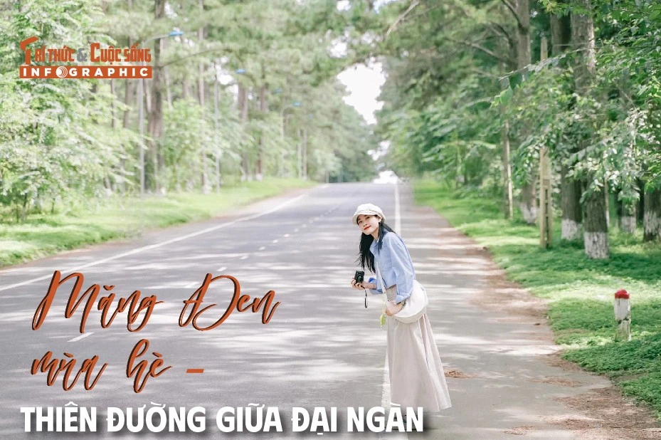 [INFOGRAPHIC] Măng Đen mùa hè - Thiên đường giữa đại ngàn