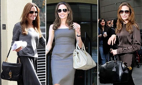 Bóc giá loạt túi xách hàng hiệu của Angelina Jolie