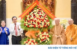 Chủ tịch Quốc hội Trần Thanh Mẫn chúc mừng Đại lễ Phật đản tại TP. Hồ Chí Minh