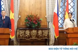 Tổng Bí thư, Chủ tịch nước Tô Lâm và Tổng thống Philippines gặp gỡ báo chí
