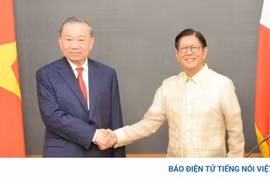 Philippines bắn 21 loạt đại bác chào mừng Tổng Bí thư, Chủ tịch nước Tô Lâm