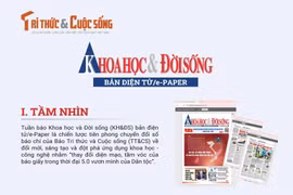 Bảng giá phát hành Tuần báo Khoa học và Đời sống e-Paper 