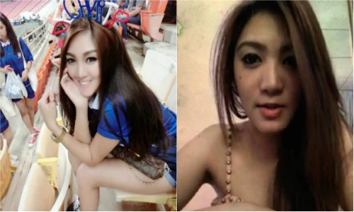Hot girl Thái Lan gây sốt ở Mỹ Đình lộ ảnh xấu tệ