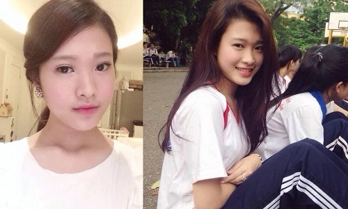 Nhan sắc em gái hot girl Huyền Baby gây tò mò