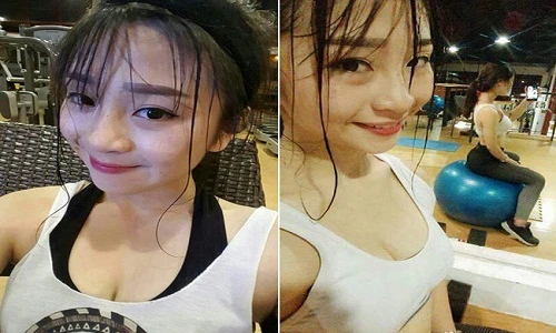 "Hot girl múa côn" siêu gợi cảm dù mướt mát mồ hôi