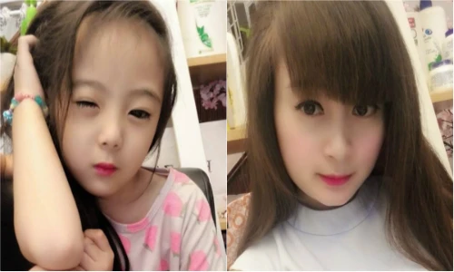 “Tiểu mỹ nhân” Hà thành xinh giống mẹ gây bão mạng Việt