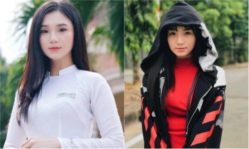 Nữ sinh 10X Sài thành cao 1m74, xinh như hoa hậu