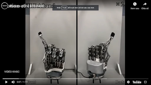 Video: Kinh ngạc bàn tay robot khéo léo như tay con người