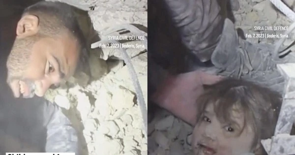 Syria: xúc động cảnh người cha tìm thấy con gái trong đống đổ nát