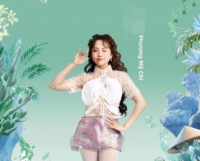 Chia sẻ trên Người Lao Động, Phương Mỹ Chi cho biết, tất cả các tiết mục của cô ở Sing!Asia 2025 được xây dựng như một câu chuyện, nơi âm nhạc và hình ảnh cùng kể về Việt Nam. Ảnh: FB Phương Mỹ Chi.