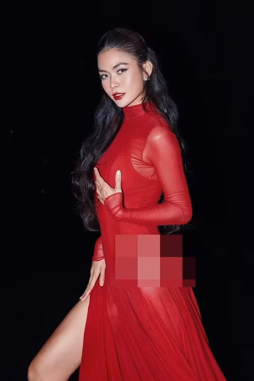 Mâu Thủy sinh năm 1992, là quán quân Vietnam's Next Top Model 2013, đoạt danh hiệu Á hậu 2 cuộc thi Hoa hậu Hoàn vũ Việt Nam 2017. Ảnh: FB Mâu Thủy.