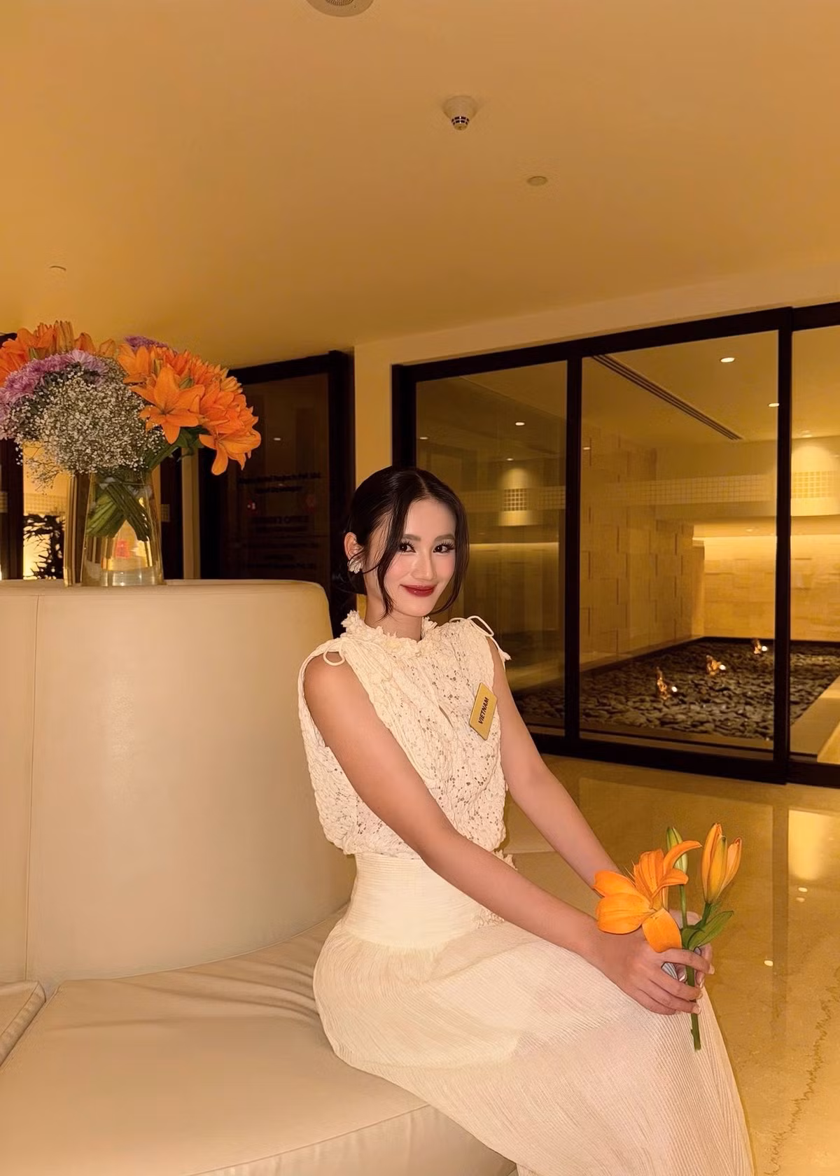 Chuyên trang sắc đẹp Missosology xếp Hoa hậu Ý Nhi thứ 10 ở Miss World 2025 trong bảng dự đoán mới nhất. Ảnh: FB Ý Nhi.