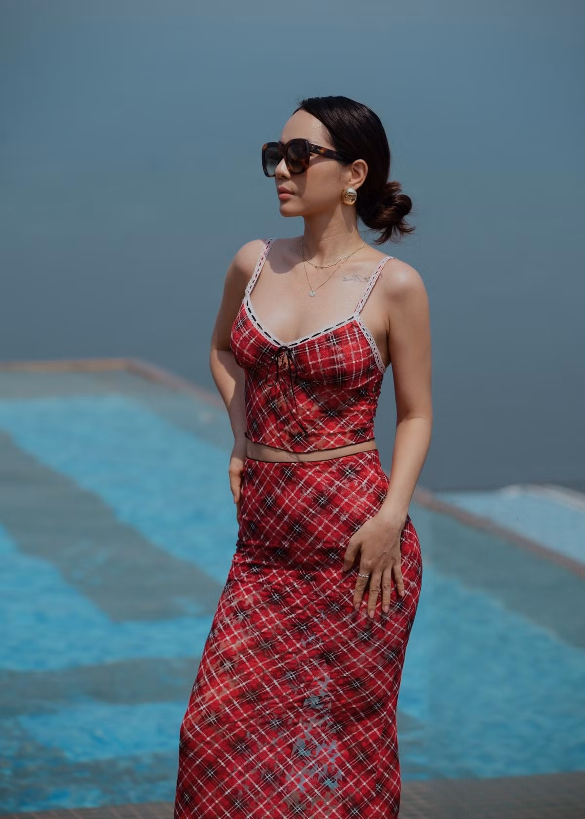 Nhiều người khen ngợi Thanh Thảo mặn mà quyến rũ hơn thời còn độc thân. Ảnh: FB Thanh Thảo.