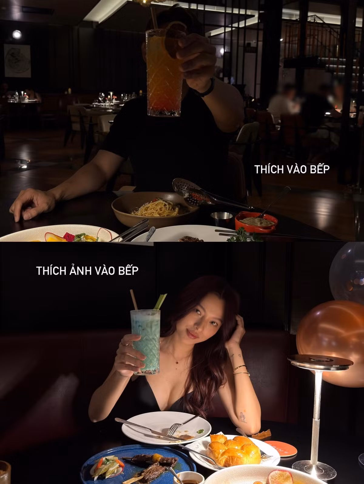 Tú Hảo chú thích hài hước cho những khoảnh khắc bên Quỳnh Lý, hé lộ câu chuyện tình “nam châm trái dấu” đầy cảm xúc.