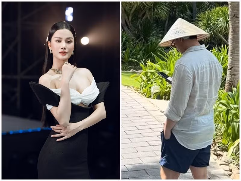 Trên trang cá nhân, nàng hậu khoe ảnh bạn trai trong chuyến du lịch biển vào tháng 6/2025.